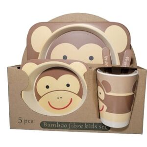 5pcs Bamboo Eco fibre kids sets new in box